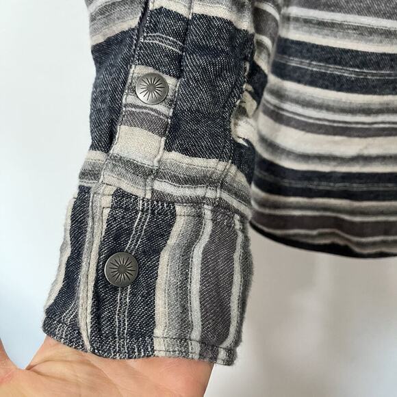 Faherty Reversible Quilted Bondi Jacket Size S Navy Aztec Southwestern Men's NEW - Picture 7 of 13